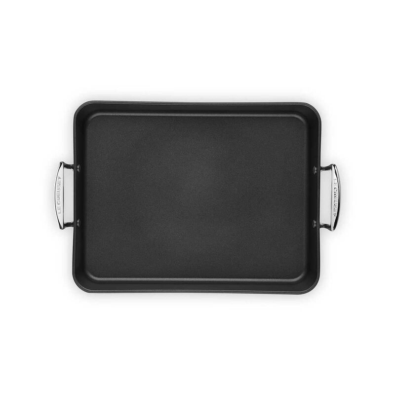 Le Creuset Toughened Non-Stick Rectangular Roaster 35cm image number 2